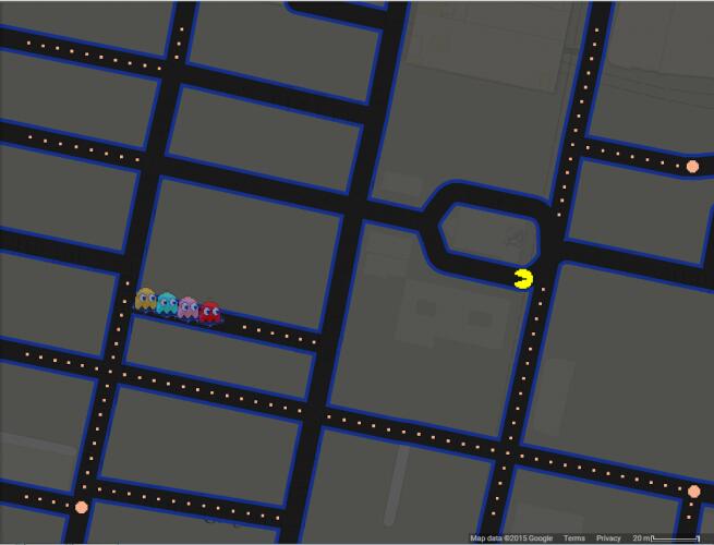 24sevenLondon's tweet image. #PacMap – play your favourite streets in Google Maps’ PacMan feature bit.ly/1G3RYgx