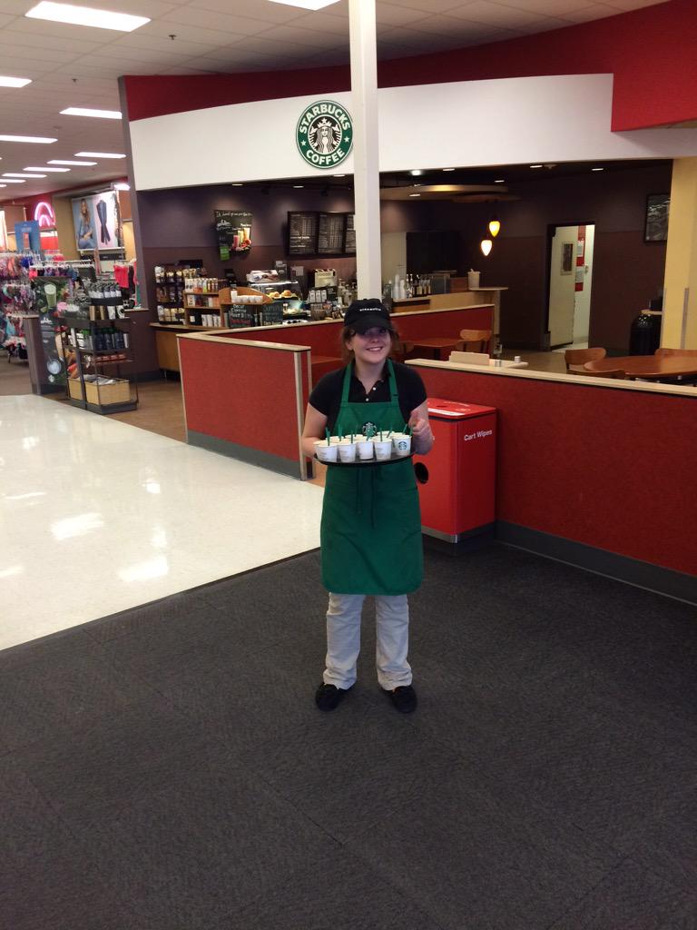 marcinkrawat's tweet photo. Got smoothies? Lacy sampling #evolutionfreshsmoothies #992express #1/2off @nancysiemer @awibbs09 http://t.co/4vAHx2nxQi