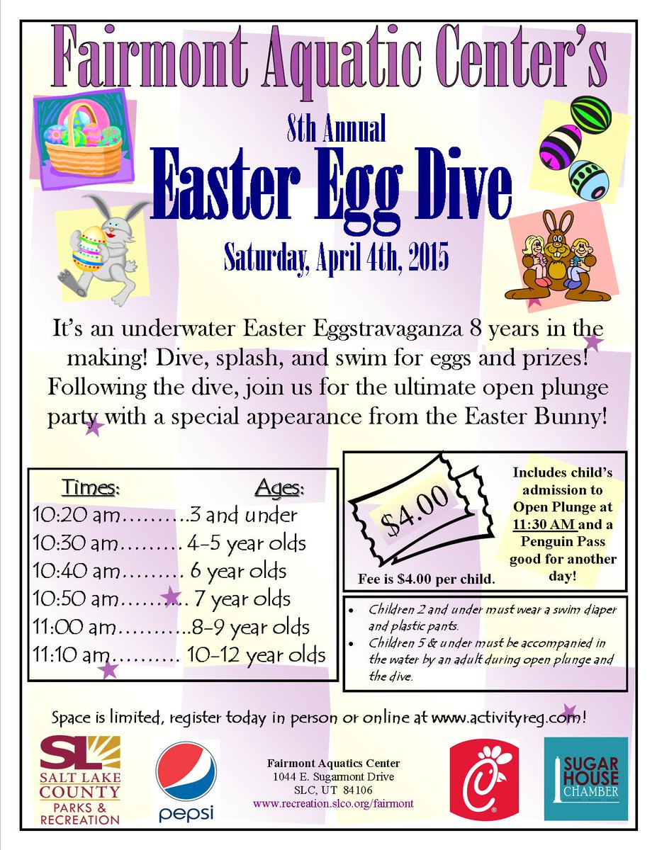 FairmontPool's tweet photo. Its an underwater EGGSTRAVAGANZA 8 years in the making! Join us for our annual Egg Dive this Saturday! @SH_Chamber http://t.co/DNZP8JXbLN