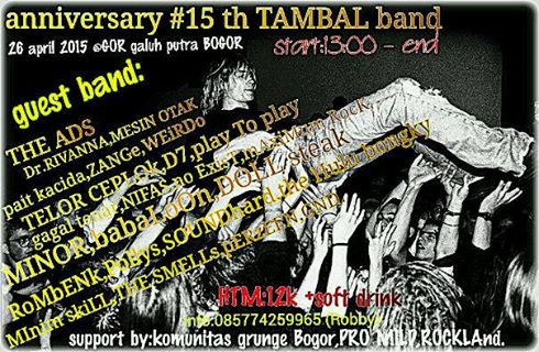 Fullband itu bro?
"<a href="/BogorGrunge/">GrungeBogor</a>: <a href="/NegativePro_/">NEGATIVE PROJECT </a> bogor "