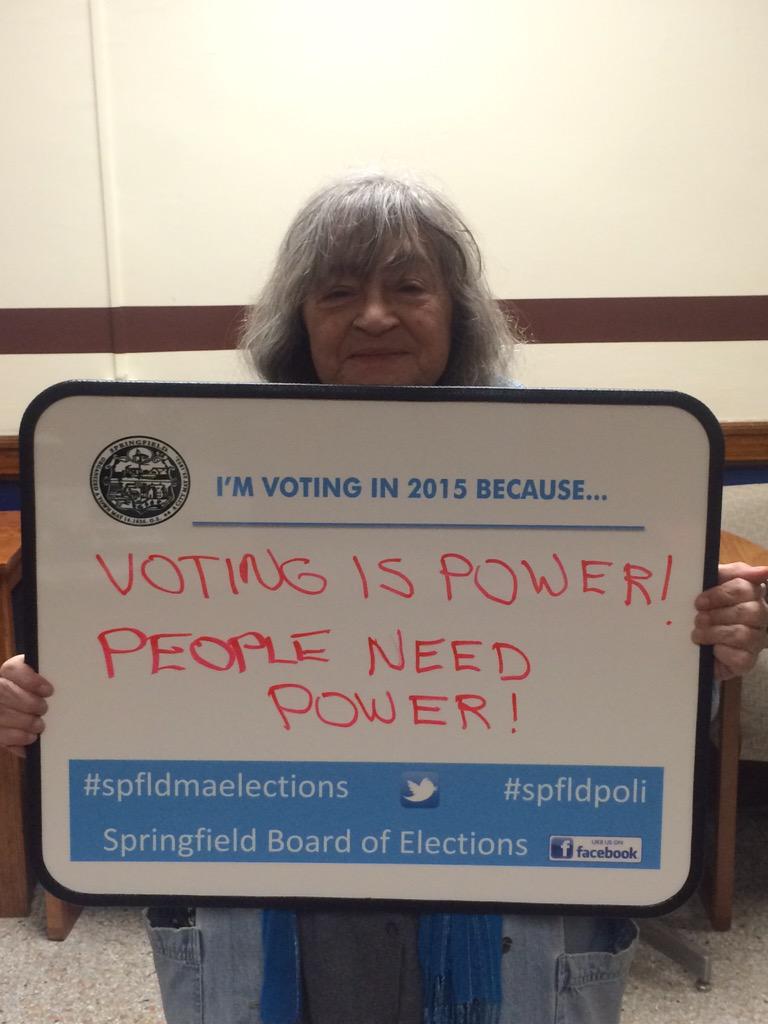 SpfldMaElection's tweet image. Are you voting in 2015?  Why? #spfldpoli #spfldmaelections #spfldma