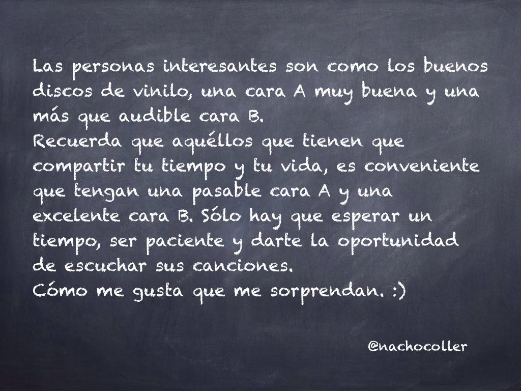 nachocoller's tweet photo. Buena cara A y mejor cara B. Un buen disco para una buena vida. http://t.co/RbLcF3HiLQ