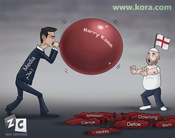SundayShoutsFC's tweet photo. Harry Kane and the English media. http://t.co/RlihZsvqKS