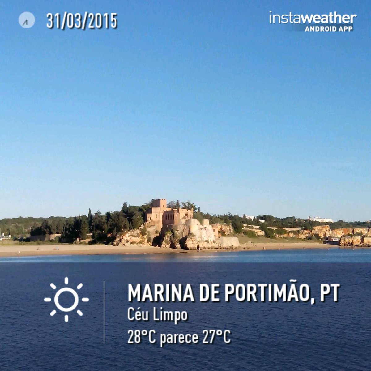 Fotografia feita com InstaWeather