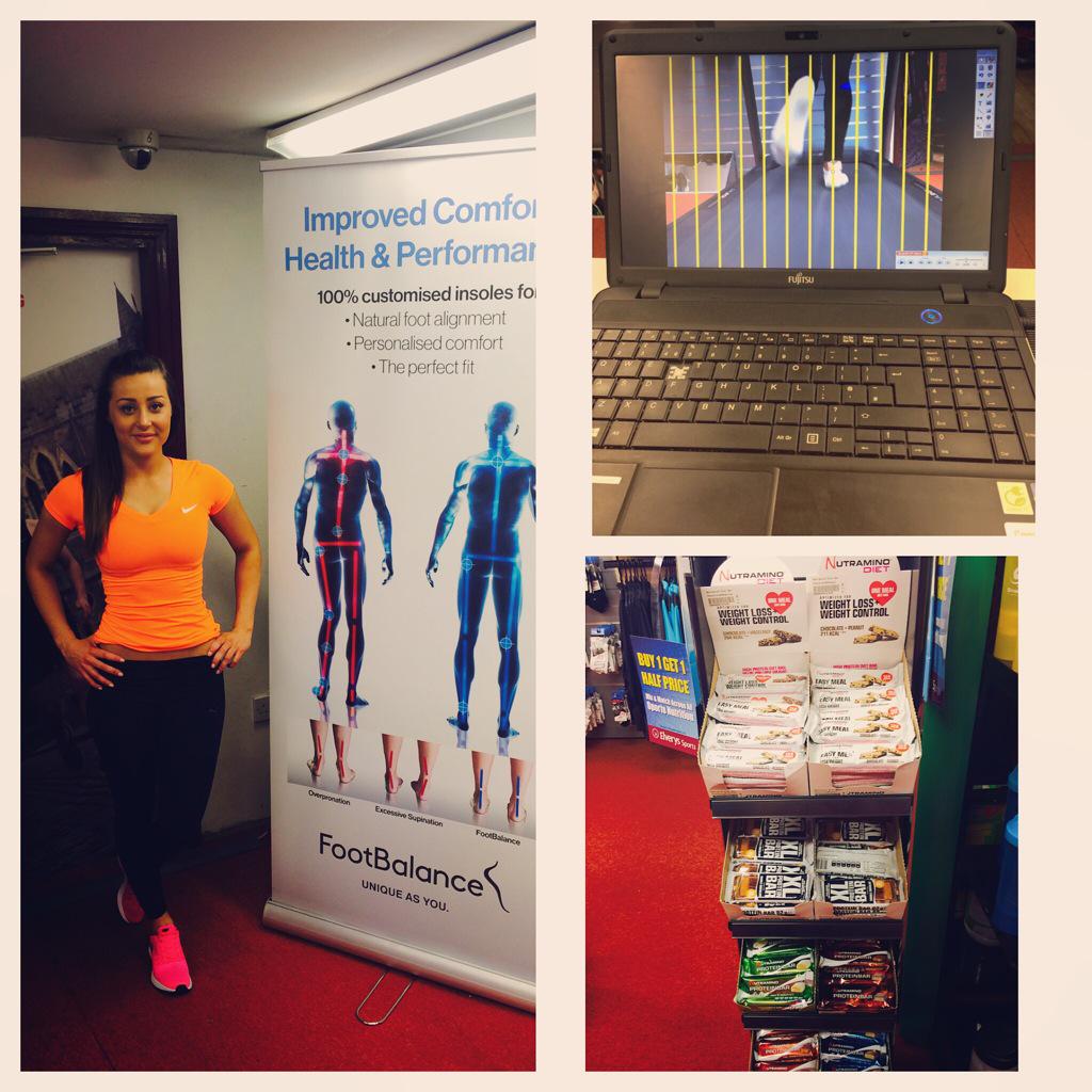 Thank you <a href="/Elverys/">Intersport Elverys</a> and <a href="/ElverysPowerTm/">Elverys POWER Team</a> for kitting me out today 👣 finally got my gait analysis #nike