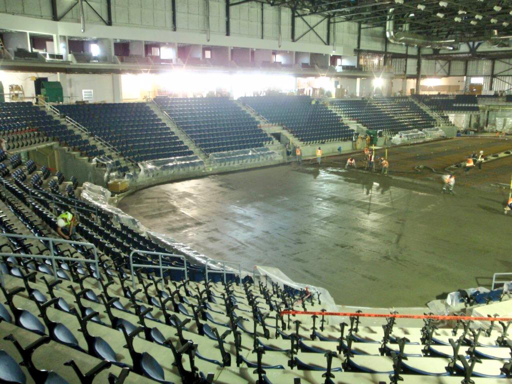 MH_Projects's tweet image. The @MH_EventCentre rink slab is being poured today! (And seats are going in.) @PCLConstruction @medicinehatcity