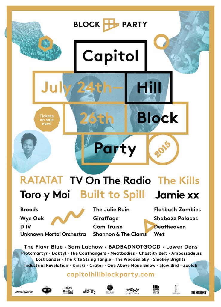 FlatbushZombies's tweet photo. ZOMBiES @ CAPITAL HILL BLOCK PARTY 2015. TIX HERE: http://t.co/De8lrhT0qf http://t.co/XecI3lev6T