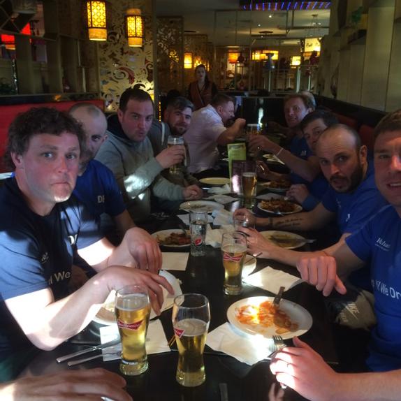 Well earned few beers and an all you can eat Chinese buffet.the boys will get their money's worth!! #shoptillwedrop