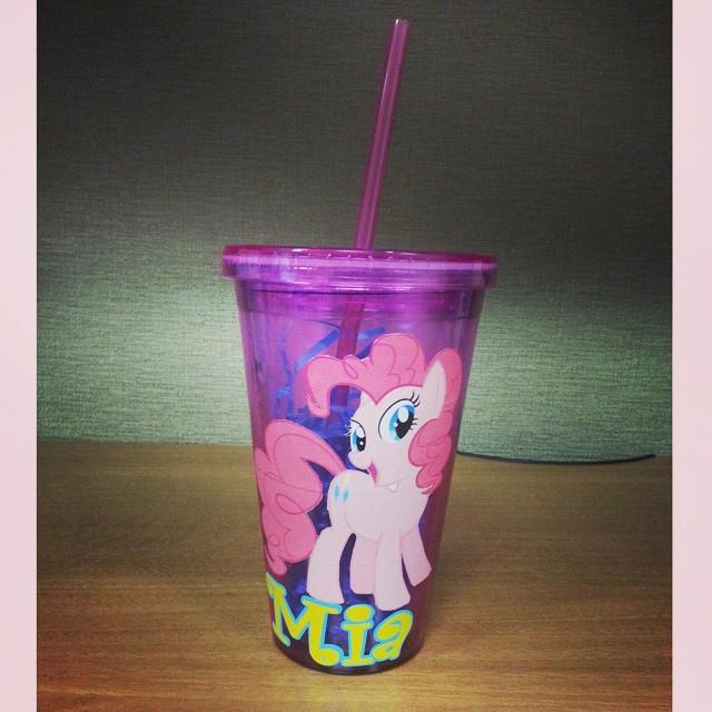 Personalized tumbler cup #personalizedcups#mylilpony#pinkiepie by designlove1