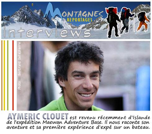 MontagnReportag's tweet photo. #alpinisme @MaewanAdventure #itv Aymeric Clouet guide de haute #Montagne 
http://t.co/r67mGsdf26 http://t.co/mdUCmnGBrV