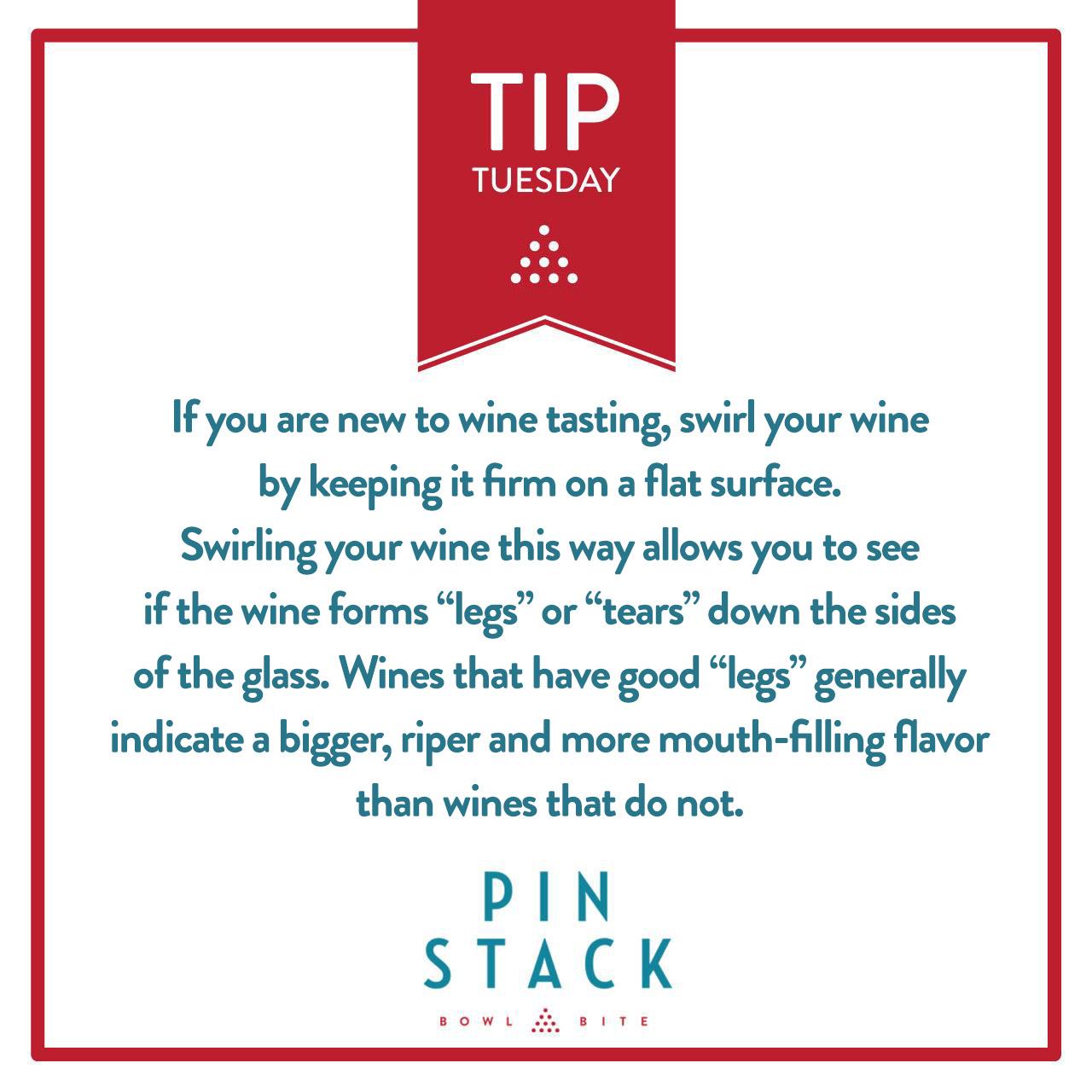 PINSTACK Bowl & Bite on Twitter "A tip for all you wine lovers out there. TipTuesday 