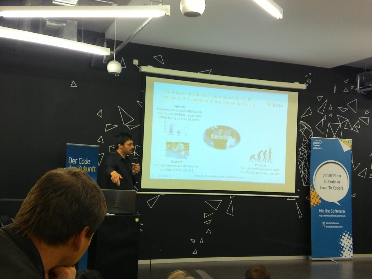 LPesInt's tweet photo. @nuiaway inspires on the need to move towards gesture and speech recognition at #RealSense #ultracode @intelsoftware http://t.co/AGfCyJdazr