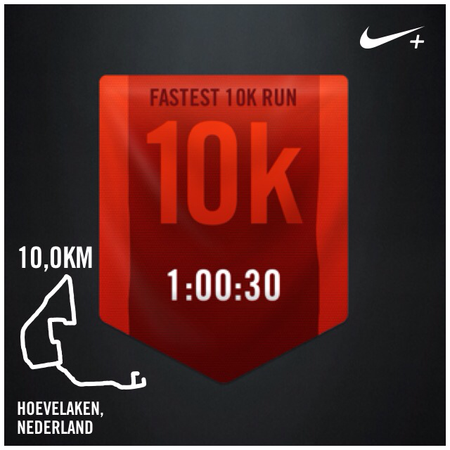 VrouwMetStijl's tweet photo. Nieuwe PR op de 10k I just ran 10,0 km @ a 6'03"/km pace with Nike+. http://t.co/fyGUDoAIE0 #nikeplus http://t.co/1v5GbKveLw