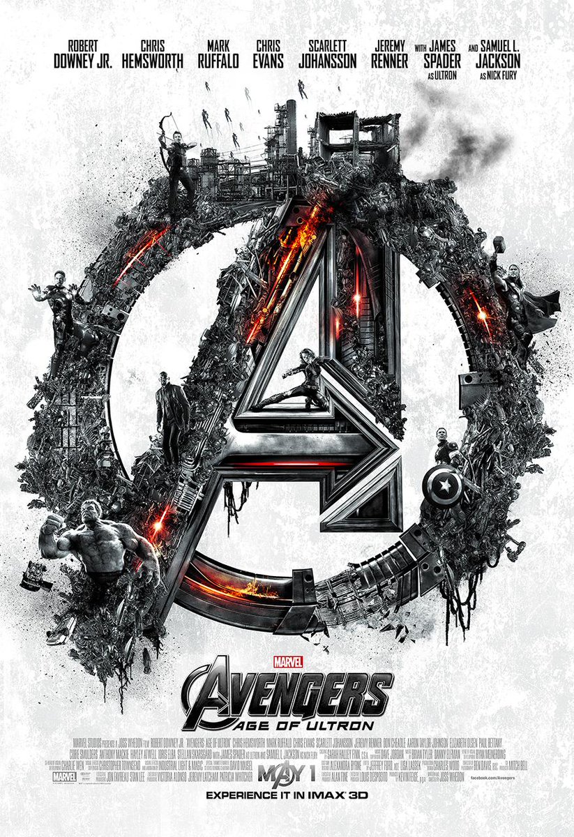 1UPlevel's tweet photo. "@Avengers: The #2 poster please! @IMAX #Avengers #AgeOfUltron 4/30 opening tix, Ready? http://t.co/Ytqxo7mzPz"