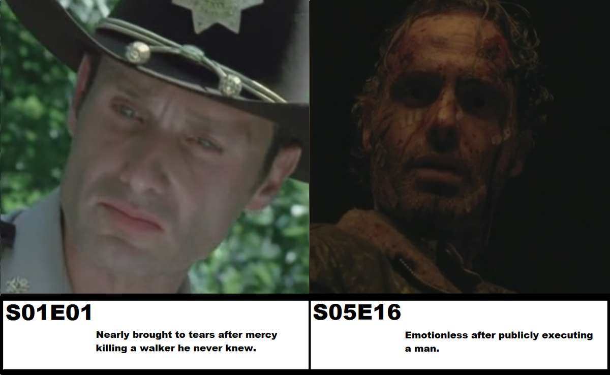 ImmortalDixon's tweet photo. The amazing Evolution of Rick Grimes. #TheWalkingDead http://t.co/sPHzVmIy52