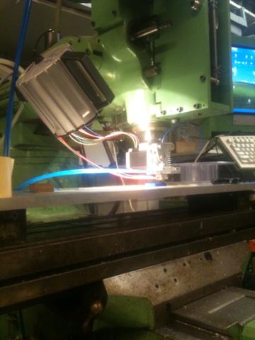 interactbv's tweet image. 3D printing on a Bridgeport mill