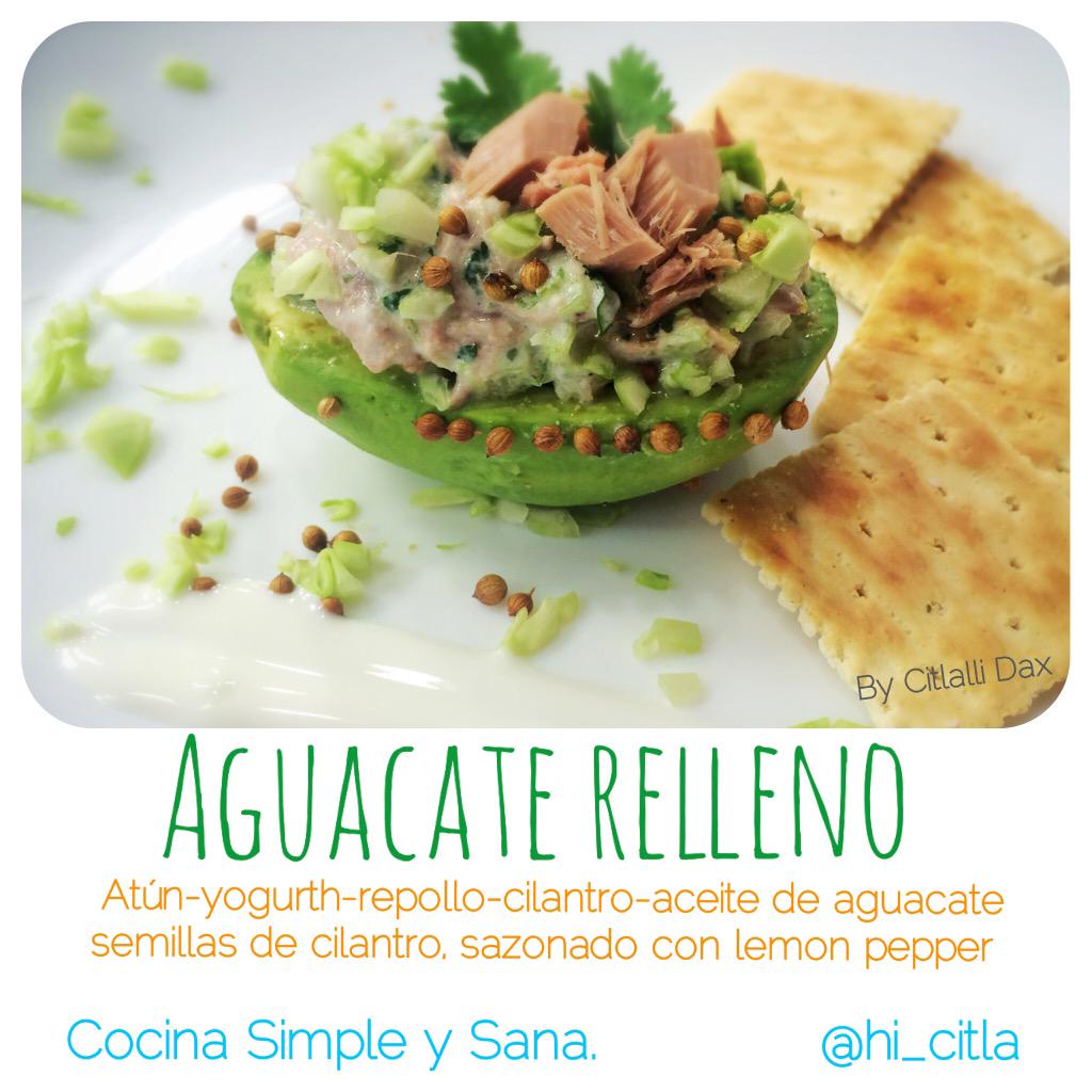 chefcitlalli's tweet photo. Para ésta #cuaresma2015
#AguacatesRellenos con atún, yogurth y semillas de cilantro @ConGanasAzteca7 @info7mty http://t.co/y3MVFycIXo
