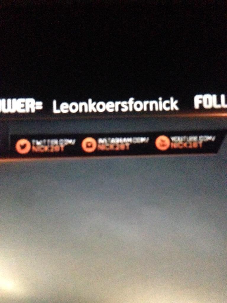 that_is_leon's tweet photo. @Nick28T i am on your stream😍😍😍 http://t.co/SrbgYltkjY