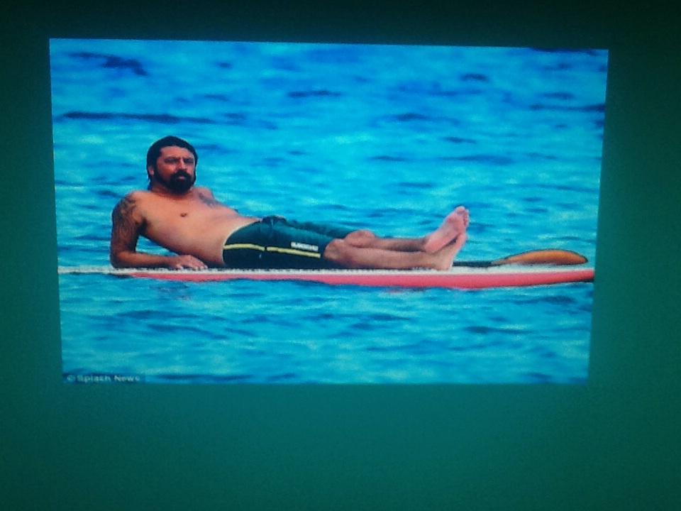 What? Dave Grohl is a rock god BUT this spot on the Buzzcrew desktop is reserved for various hot chicks. C'mon man!