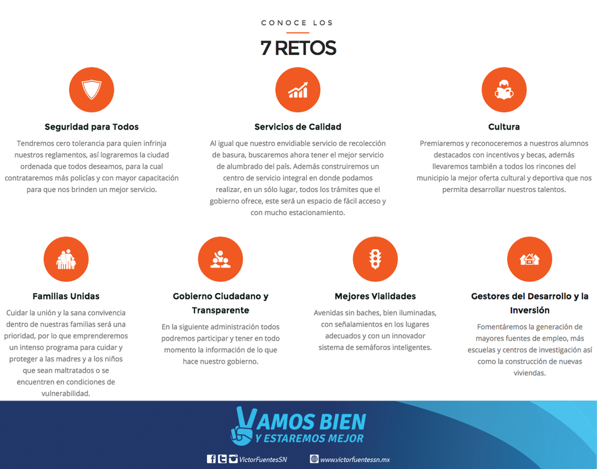 VictorFuentesNL's tweet photo. Visita http://t.co/2yF8nrgMpl y conoce los #7Ejes que desarrollaremos para mejorar la calidad de vida en San Nicolás http://t.co/D2L0bgPxkx