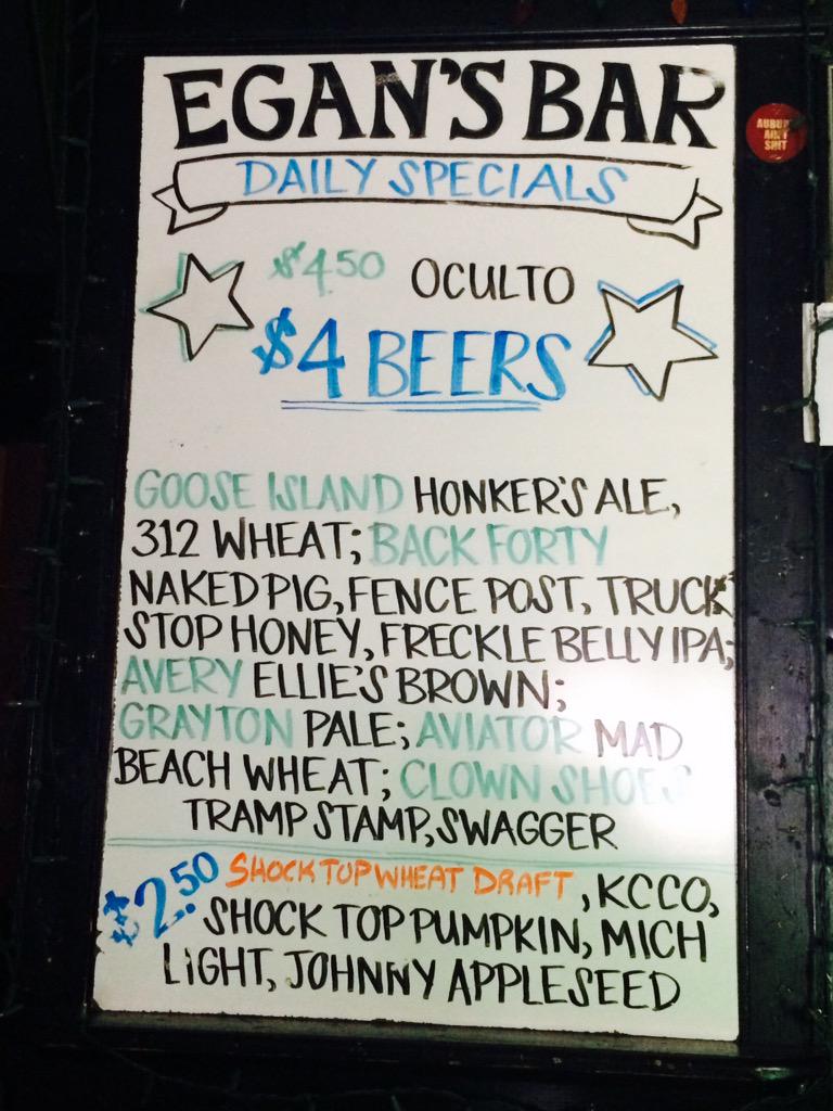 Egan's Bar tweet media