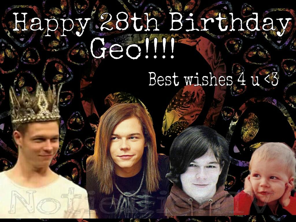 HAPPY 28th BIRTHDAY GEORG LISTING!!    