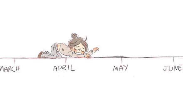 Crawling my way to the end of this semester
