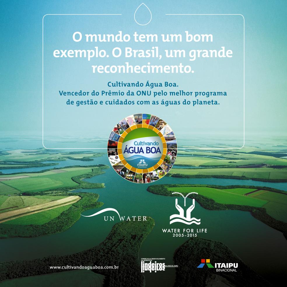 itaipubrasil's tweet photo. O melhor programa de gestão de águas do planeta é daqui. Itaipu compartilha o reconhecimento com todos os parceiros. http://t.co/qAbBCA1vi4