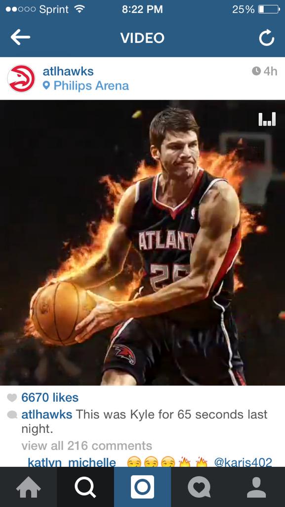 macktanner14's tweet photo. When your hubs is on fire #kyleovereverything http://t.co/mxdxyk4O7l