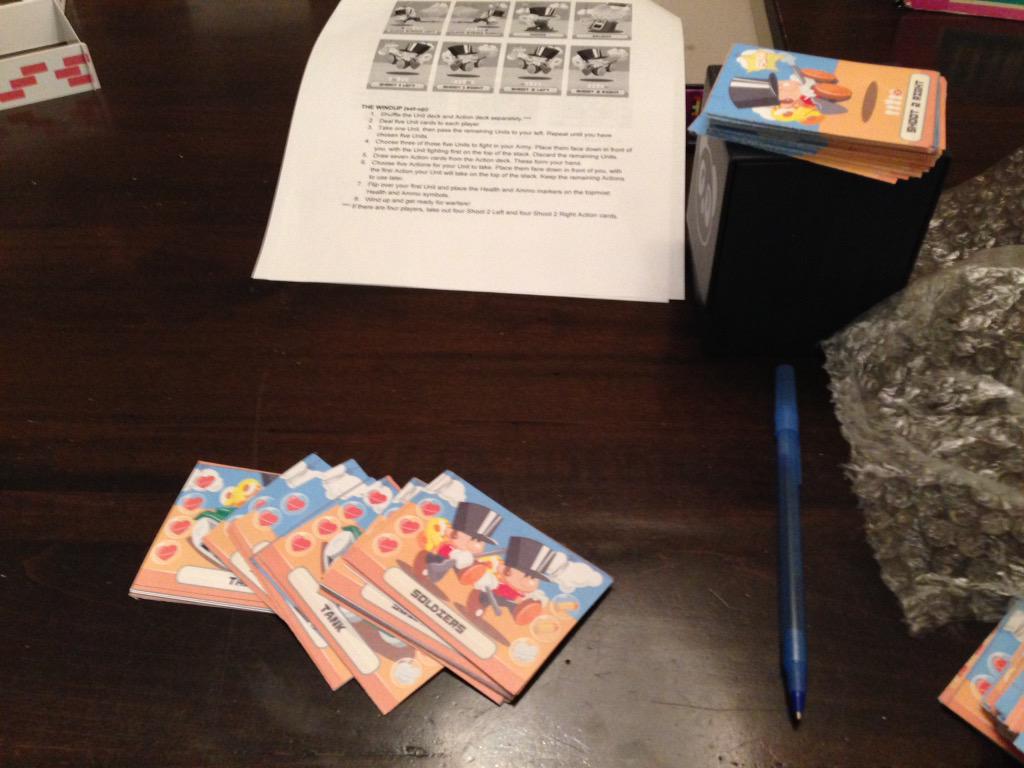 MeepleSyrup's tweet photo. Getting last minute playtesting done with @darylmandrews & @SenFoongLim for the #dfwnnpodcast #gamedesigncontest http://t.co/agJvZb2CfK