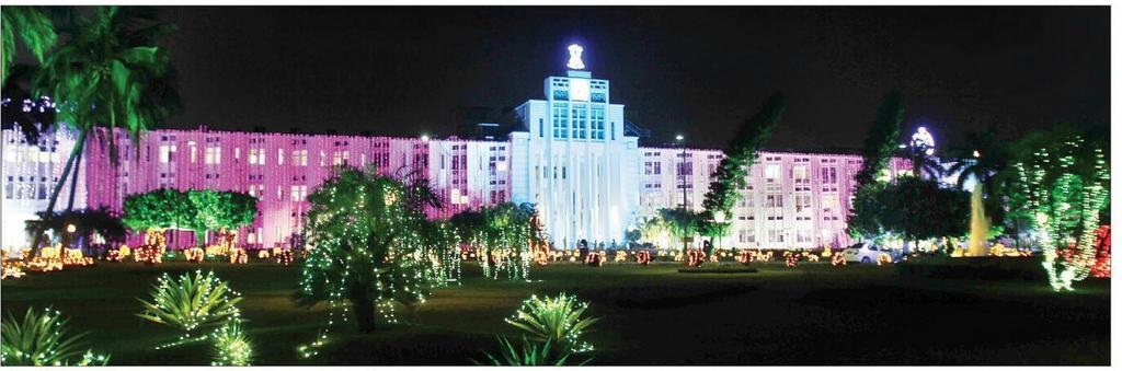 Decked up State Secretariat on the eve of #UtkalaDibasa. #OdishaDibasa #Odisha