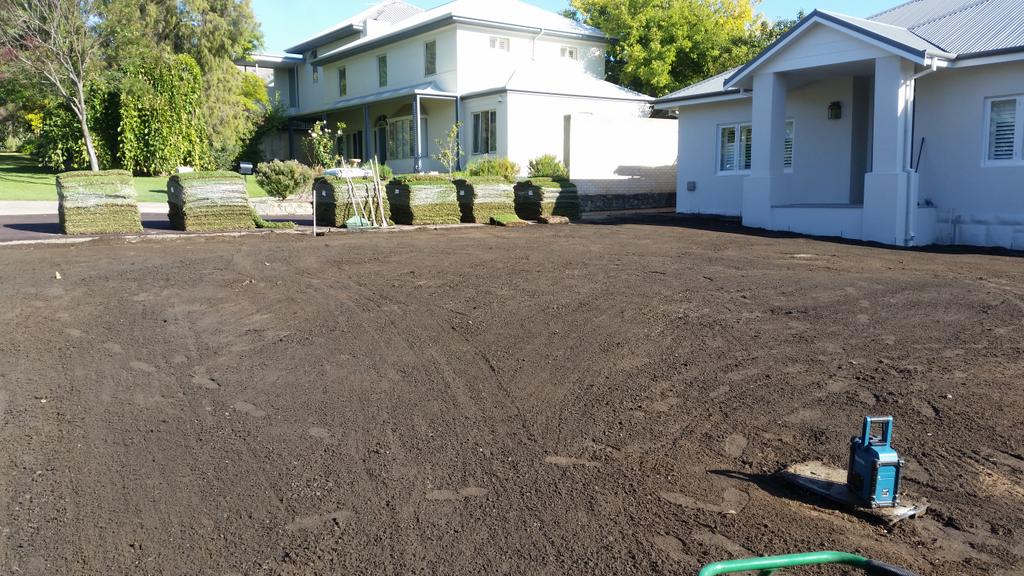 IOLandscapes's tweet image. Some more quality #SirWalter from @SuperiorLawnsAU about to go down in Dalkeith. #landscaping #perth #buffalosoldiers