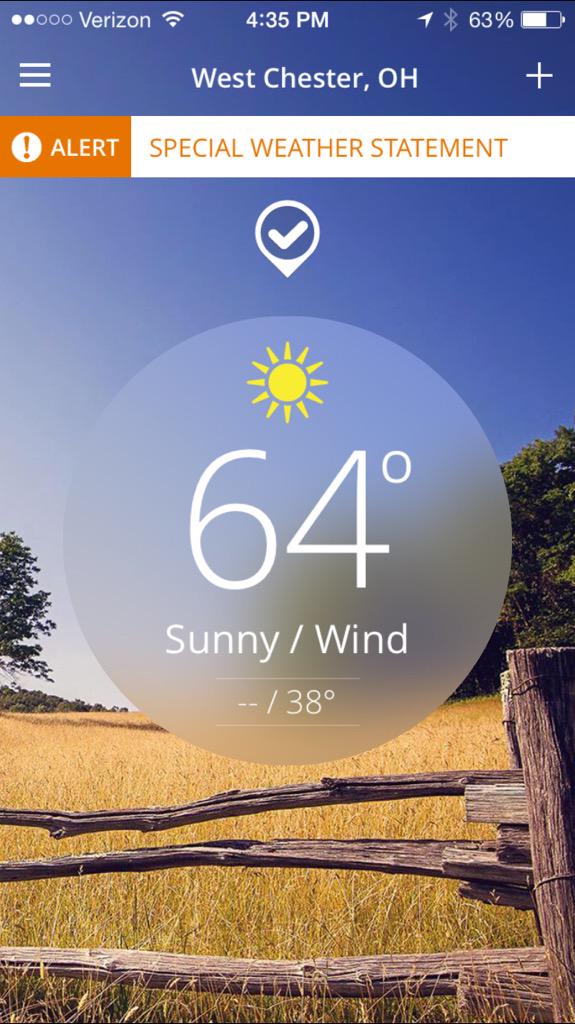 kimmyaporter's tweet image. Special weather alert! It's warm in Cincinnati! LOL #springarrived