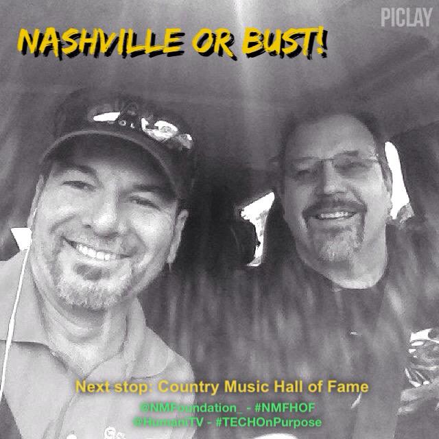 HumaniTV's tweet photo. @AlumniSF @txtanks #TECHOnPurpose #roadTrip: 738 Miles 2 Nashville &amp; @NMFoundation_  #NMFHOF @countrymusichof #yeehaw http://t.co/Aq6til8wo0