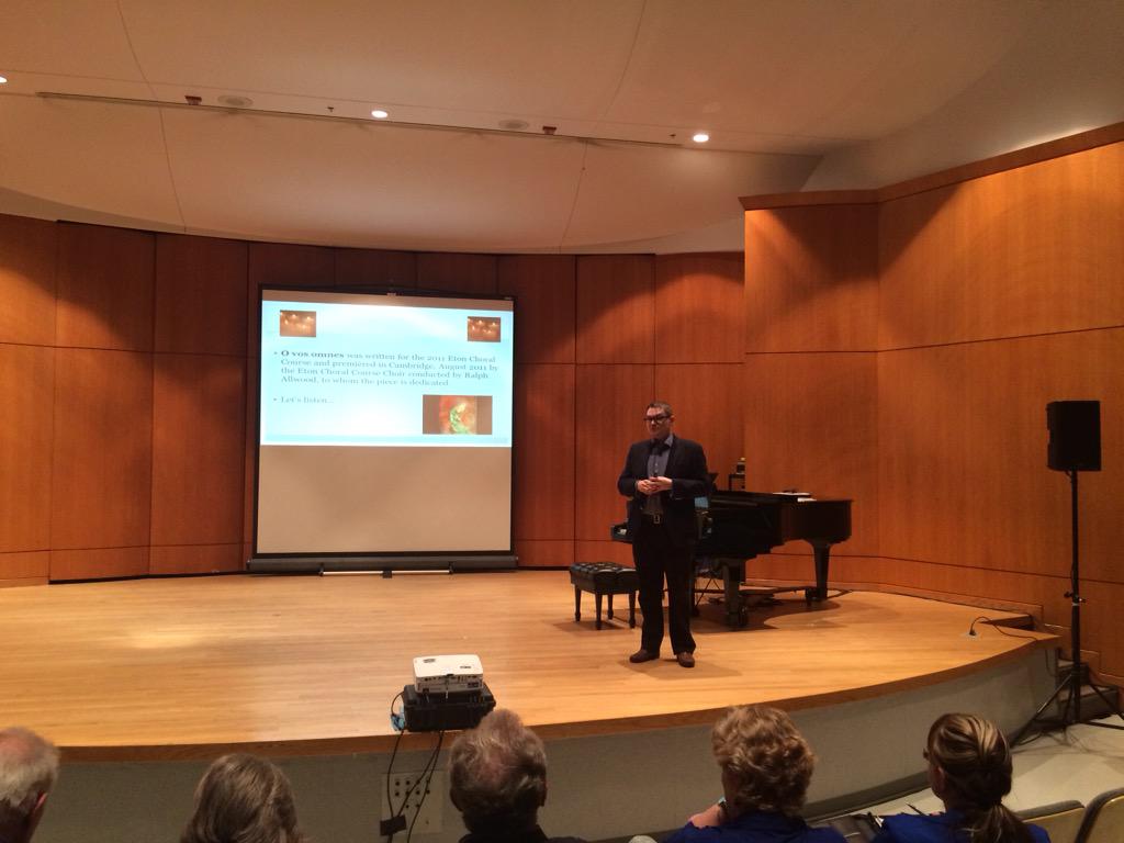 CaseyEdmunds1's tweet photo. Faith and music @PaulMealor @grantmacewan @ProCoroCanada #musiclecture #mindofacomposer http://t.co/SsfiDj8YD2