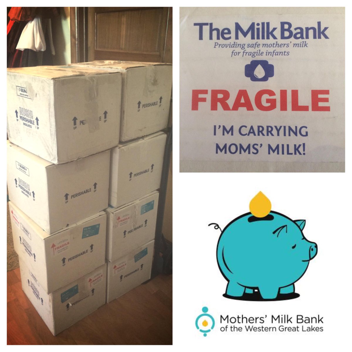 GreenBaybeezLLC's tweet photo. Great morning with @cassandraduvall discussing our Milk Depot for @MilkBankWGL @TheMilkBank. Shipped out 8 coolers! http://t.co/yF1NUhuDcx