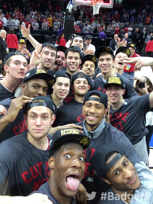 UWMadison's tweet photo. America’s fallen in love with the #Badgers. How could you not? http://t.co/Fk9UEonXMh http://t.co/OhRCQ8Hh5x