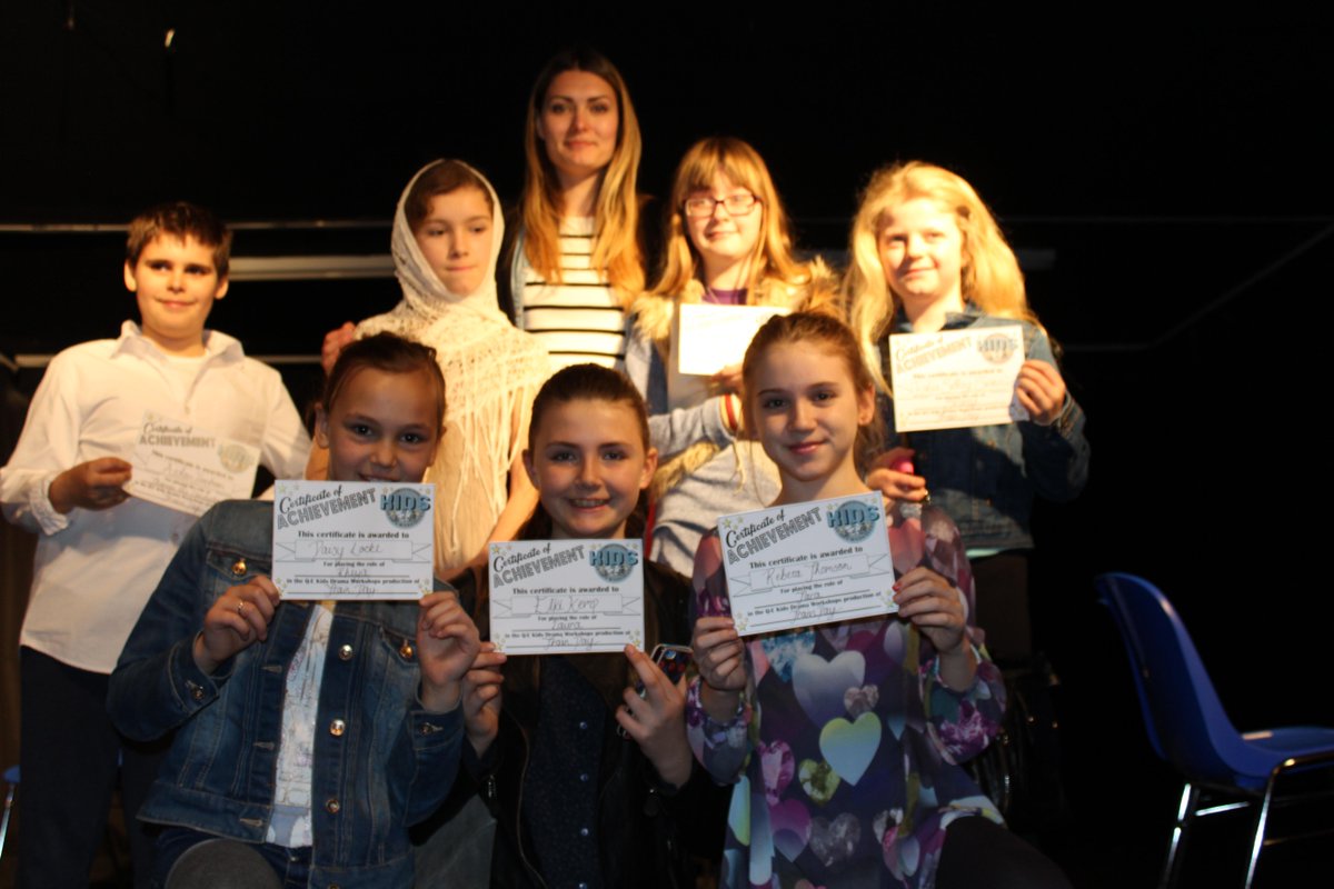 creationdrama's tweet image. very proud @SarahTylerShaw with some of the kids, fantastic day roll on next semester, q-ekidsdramaworkshops.com #sitges