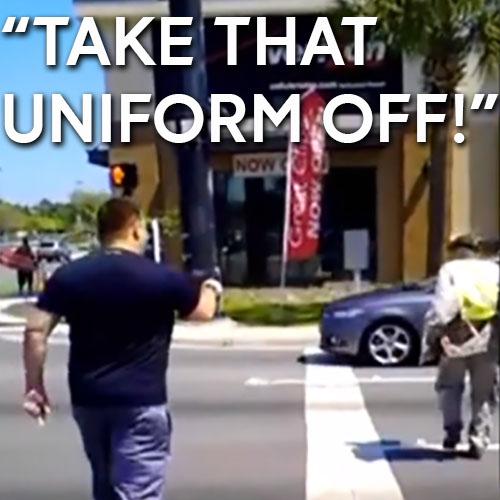 ABC7NY's tweet image. #Army veteran confronts #panhandler for posing as #military #veteran. WATCH: 7ny.tv/1xU12Sx