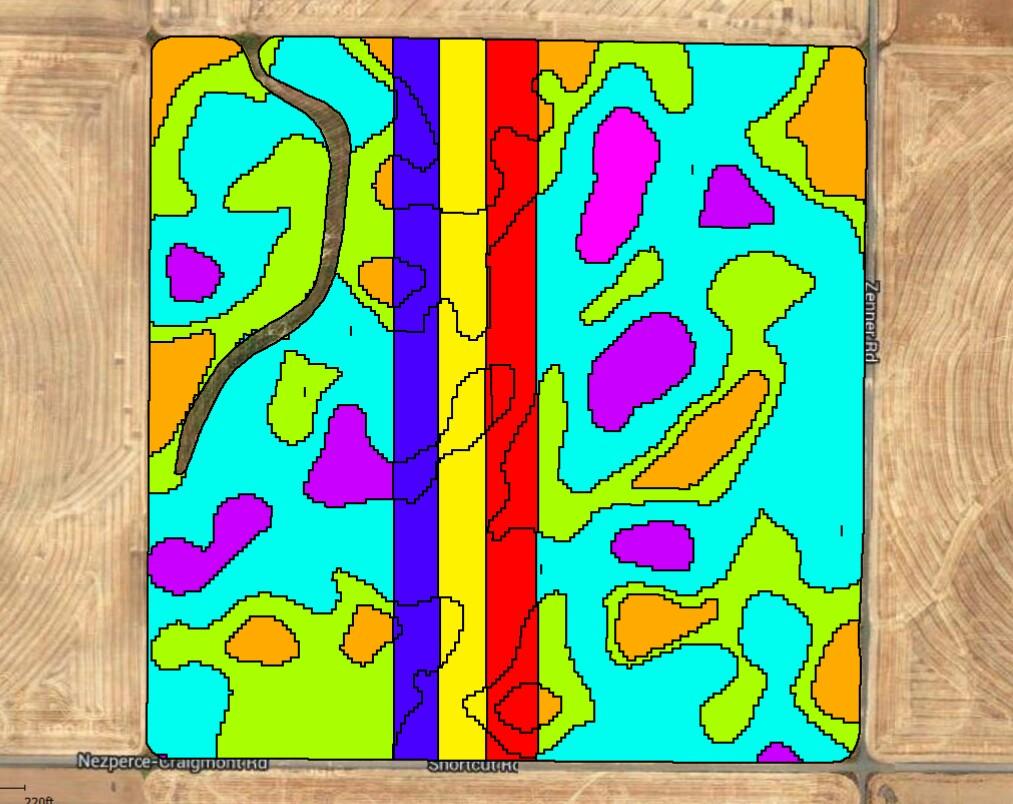 Seeding rate strip trials in spring wheat across a #powerzone field. #plant15  <a href="/AgriTrend/">AGRI-TREND</a> @AgriData <a href="/markus_braaten/">Markus Braaten</a>