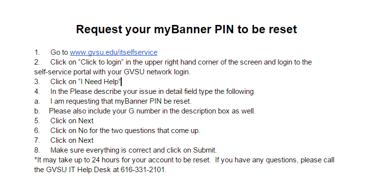 Gvsu It Helpdesk On Twitter Locked Out Of Your Mybanner And Want