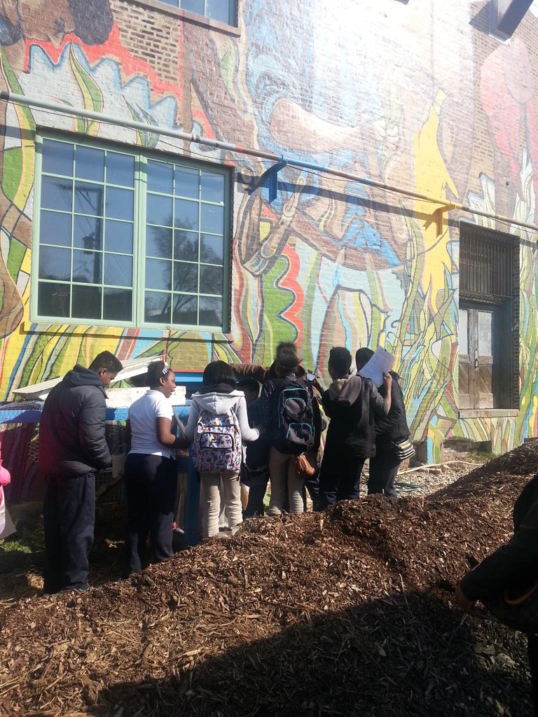 GenGProject's tweet photo. A tour of @plantchicago with @JohnMulrow! #GenGScholars exploring #sustainability #repurposing #urbanfarming http://t.co/6O2U8wVWpR
