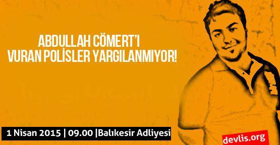 #AbdullahCömert'i katleden polisler yargılanmıyor! 
Adalet sizin saraylarınızdan değil halkların elleriyle gelecek.