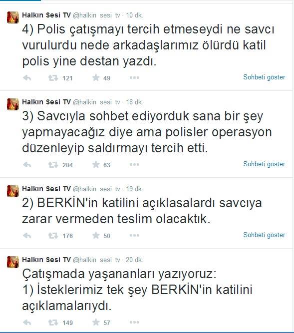 #BizDeSiziSeviyoruz
Halkın Sesi'nin bugün yaşanan olaya dair yaptığı açıklama: