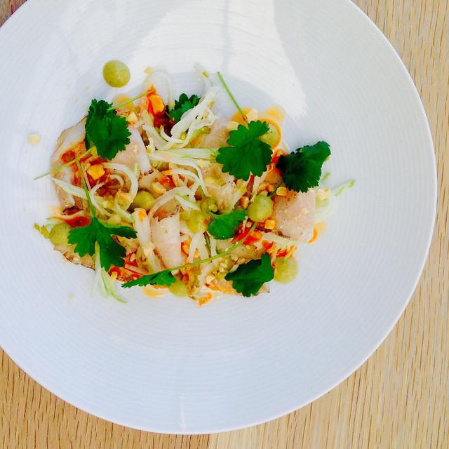 momofuku's tweet photo. TO, this week at shōtō a la carte: smoked guanciale with green apple, kohlrabi + preserved chili. http://t.co/LFB17XmPAe