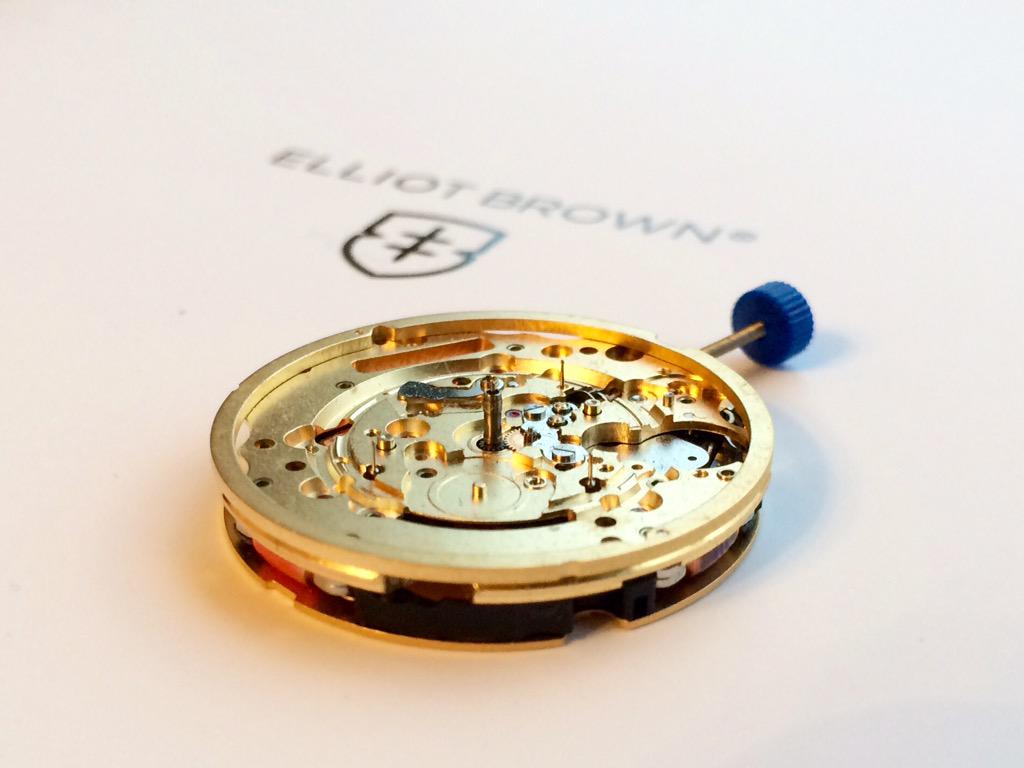 ianbroad00's tweet photo. Elliot Brown Bloxworth -  Swiss movement. Who knows the movement and watch brand at £1800 compared to £450 Canford? http://t.co/YLolxtA3Hl