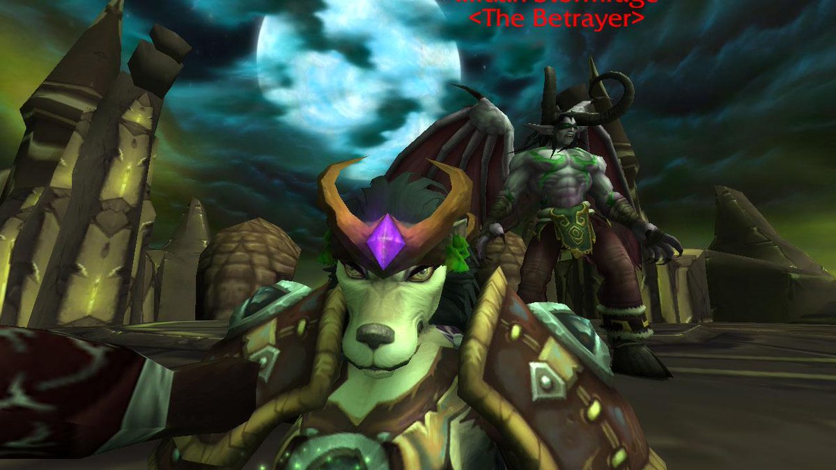 He aint that big :P illadan going down #warcraft!