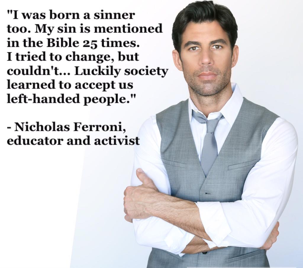 <a href="/GeorgeTakei/">George Takei</a>, I can be refused service under the #RFRA, because I born a sinner too... #BoycottIndiana #lgbt