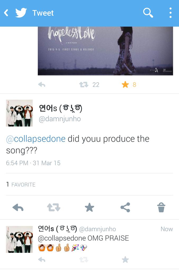 damnjunho's tweet photo. he favorited my tweet so that means he did produce it??? yes?????? http://t.co/aAdoYEaW2l