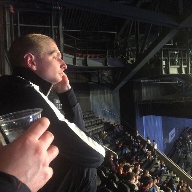 Hyndis's tweet photo. @rillefrid - Excited for the game #nets331 #brooklynnets #nets #nba #barclayscenter http://t.co/dIzzEXfZog http://t.co/eMNTjiueYi